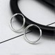 thumbnail image 3 of Pendientes de botón de plata de ley, pequeños aros para cartílago: 3 pares de pequeños pendientes de bola redonda de circonita cúbica hipoalergénica de 3 mm y cartílago de 10 mm/12 mm., 3 of 5