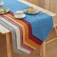 thumbnail image 5 of Runner White Table Runners Linen Table Runners for Party Wedding Long 180/210/240CM, 5 of 5