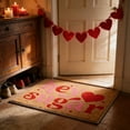 thumbnail image 3 of YZEGDCH Valentines HELLO SUGAR Bath Rug for Bathroom Home Enterway Living Room Decor, Valentine's Day Bath Mat for Love Heart Absorbent Non-Slip Washable Rugs, 16 x 24 Inch, Gift for Her Him(Style F), 3 of 5