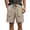 Khaki, variant on EOYWHK Men Shorts Athletic Quick Dry with Pockets Elastic Waist Athletic Shorts for Men Soft Lightweight Breathable Casual Activewear for Black, Size L