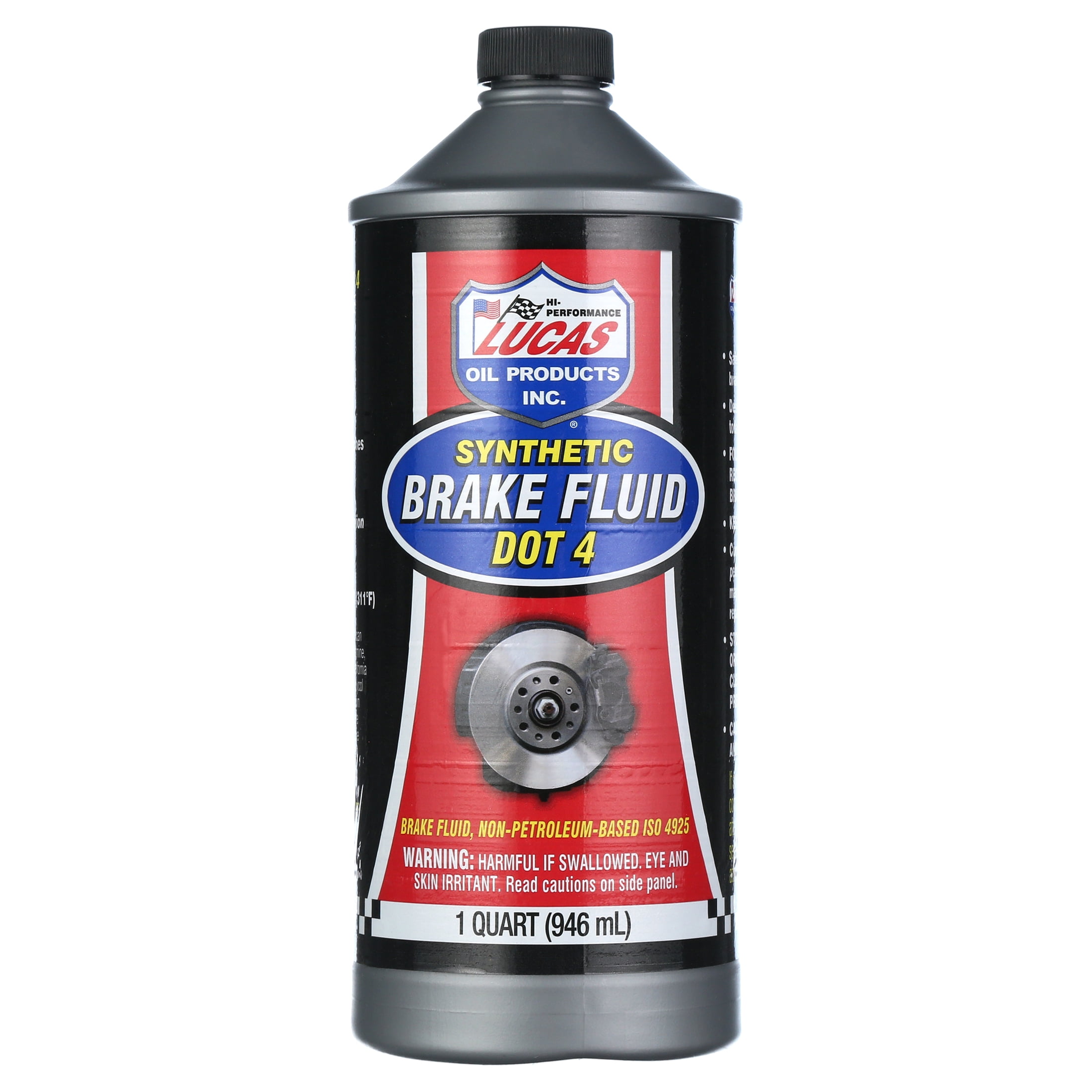 (12 pack) Lucas Oil for vehicles using DOT 4 Brake Fluid 32 oz, 3.50 x 3.50 x 8.00"