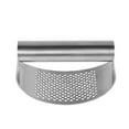 thumbnail image 2 of Pluokvzr Stainless Steel Curved Garlic Press Crusher Chopper Cutter Rocker Ginger Mincing, 2 of 9