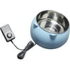 DEXING Heated Pet Bowl Outdoor Dog Thermal-Bowl, Mess Free 15°Slanted Bowl for Dogs and Cats, Non-Skid & Non-Spill, Easier to Reach Food, Thermal-Bowl Heated Cat & Dog Bowl