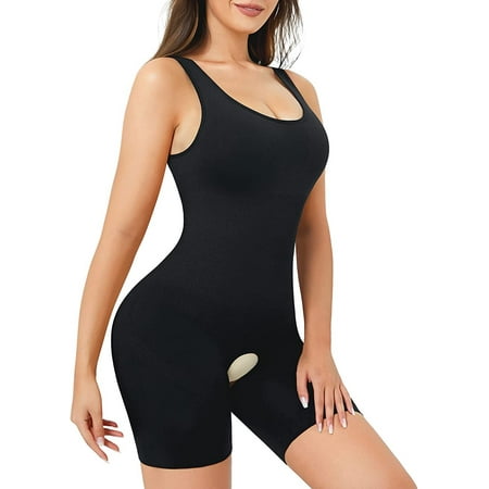 

MOLUTAN Women s Bodysuit Shapewear Tummy Control Panties Seamless Sleeveless Tops Camisole Jumpsuit Butt Lifter Body Shaper