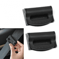 thumbnail image 1 of 2 Pcs Ajusteur de Ceinture de Sécurité de Voiture, Clip de Ceinture de Sécurité de Voiture, Bloqueur de Ceinture de Sécurité, Clip de Réglage de Ceinture de Sécurité, Antidérapant, Ajustable (Noir), 1 of 5