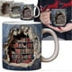 thumbnail image 1 of 3d Bookshelf Mug,3d Effect Books Mugs, Creative Space Design Multi-purpose Mugs,coffee Mug Library Bookshelf Mug, 1 of 5