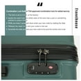 thumbnail image 6 of Travelhouse 3 Piece Hardside Luggage Set Hardshell Lightweight Suitcase with TSA Lock Spinner Wheels 20in24in28in.(Green), 6 of 10