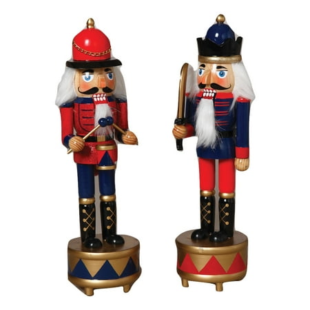 12" Musical Nutcrackers Christmas Figurine Home Decor Set ...