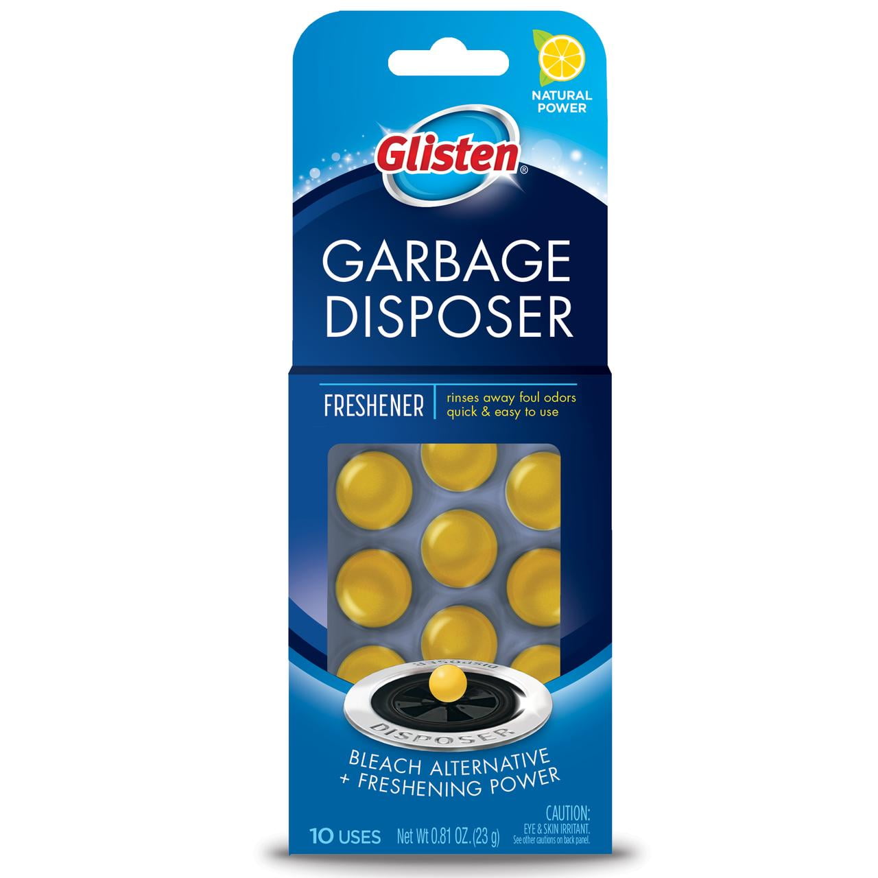 Glisten Disposer Care Freshener Tablet - 0.81 oz - 10 / Pack