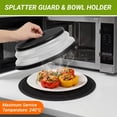 thumbnail image 5 of Microwave Splatter Cover, Collapsible Microwave Food Cover, Microwave Plate Cover With Steam Vent, Dishwasher-Safe Suitable Kitchen Use 1-Pack, 5 of 9