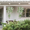 thumbnail image 4 of Flores artificiales colgantes para exteriores: plantas de pensamientos de plástico de aspecto realista para la decoración de patios, jardines, terrazas y balcones. Vegetación artificial resis, 4 of 6