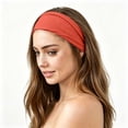 thumbnail image 2 of Zynoxe Womens Wide Elastic Headband for Yoga and Sports Comfy Casual Solid Color Workout Headband, 2 of 6
