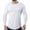 White, variant on Qingpeng Slim Fit T-Shirts for Men Gym Workout Tee Shirt Tops Solid Sweatshirt for Men