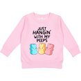 thumbnail image 2 of Inktastic Easter Just Hangin' with My Peeps Toddler Sweatshirt, 2 of 4