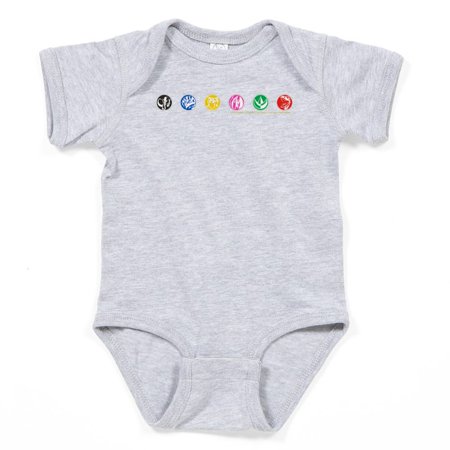 

CafePress - Power Rangers Dino Zord Emblems - Cute Infant Bodysuit Baby Romper - Size Newborn - 24 Months