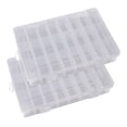 thumbnail image 1 of Caja organizadora de plástico duro transparente de 24 rejillas con divisores extraíbles-- Sincero  Electrónica, 1 of 5