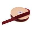 thumbnail image 3 of yotijay 4xVelvet Ribbon with Spool for Gift Wrapping Decoration Art Crafts Anniversary Dark Red, 3 of 9