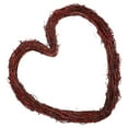 thumbnail image 6 of TAILTOSS Heart Shaped Rattan Wreath for DIY Use Red Color Natural Material Adds Elegance to Home Decor 7.8 Inches, 6 of 8