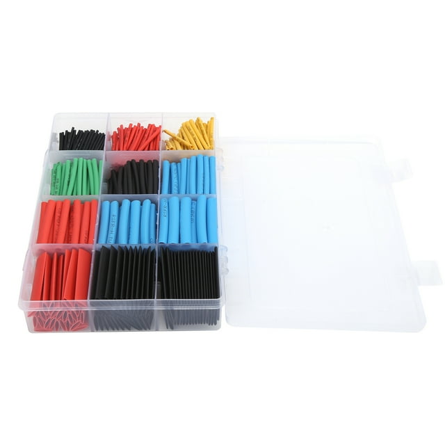 Kit de Tubes Rétractables en Polyoléfine 560 Pcs - Manchons d'Isolation Multi-Tailles pour Fils et Câbles (1-13mm)