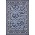 thumbnail image 1 of Unique Loom La Jolla Patchwork Border Area Rug 6' x 9' Rectangle Blue/Ivory, 1 of 1