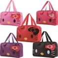 thumbnail image 2 of Bolsa de viaje portátil de Hello Kitty, bolsa de equipaje de tela Oxford impermeable, bolsa de Yoga, bolsa deportiva de Fitness, bolsa de lona de 47cm de ancho, 2 of 4