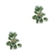 thumbnail image 4 of Decoraciones realistas para terrarios Injueey Hoja de pavo real artificial no tóxica 2Conjunto, 4 of 6