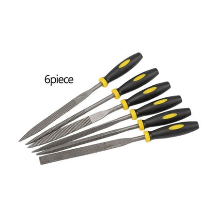 

6 Pcs/set Woodworking File Carbon Steel Rasp Burr Removal Polishing Rough Process Rasp Kit 3x140mm