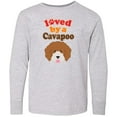 thumbnail image 3 of Inktastic Cavapoo Dog Gift Long Sleeve Youth T-Shirt, 3 of 5