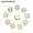 B-1-10PCS, variant on 10/50Pcs Round Pearl Buttons Clothing Dress Sewing Accessories For Scrapbooking Boutique Garment Decorative DIY Crafts Tool