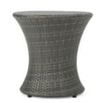 thumbnail image 2 of Beasley Wicker Outdoor Accent Table, Grey, 2 of 8
