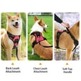 thumbnail image 4 of MASBRILL Dog Safety Chest Harness No Pull Reflective with Control Handle Breathable Padded Adjustable Pink XL, 4 of 11