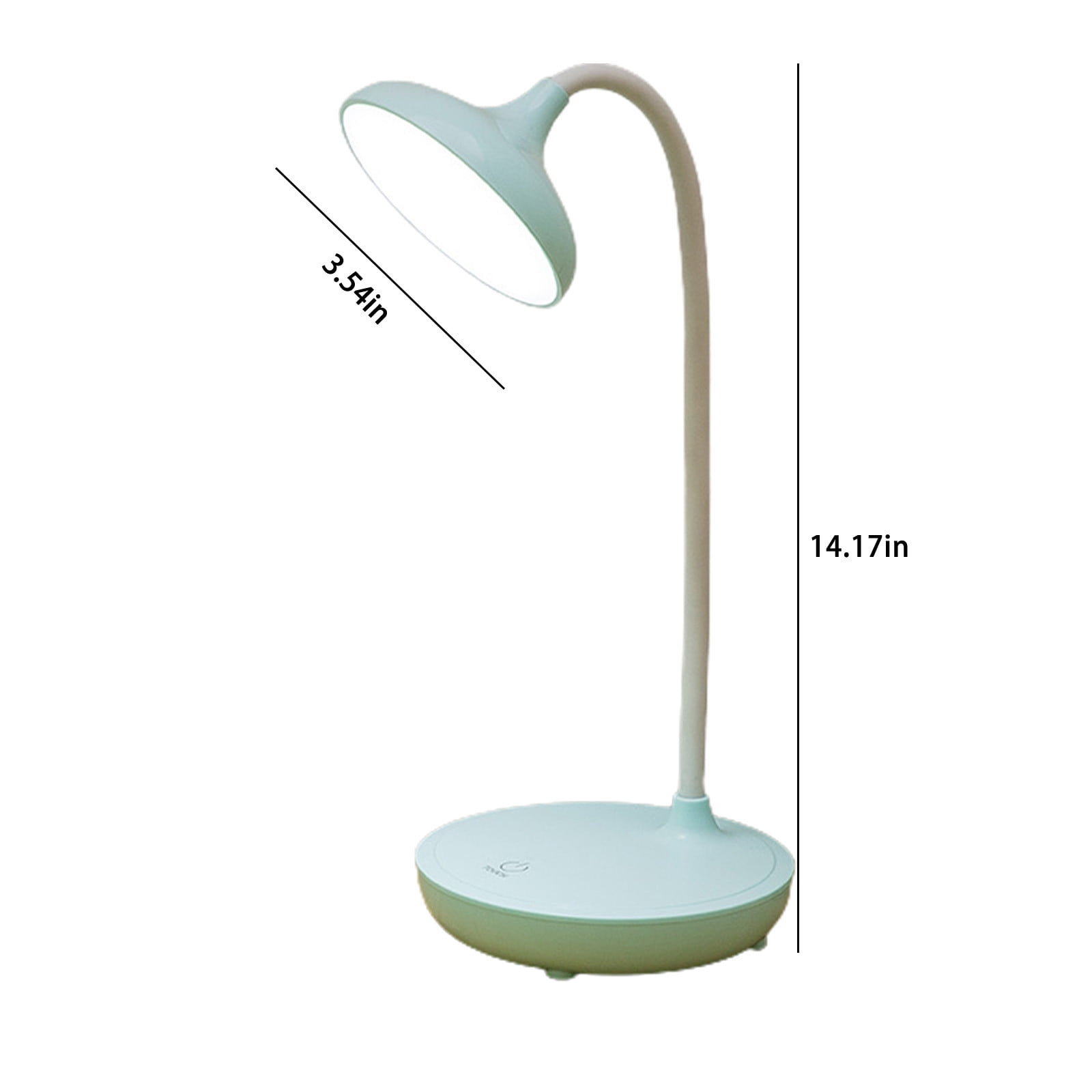 TACILIP Office, New LED Desk Lamp Foldable Plug In Reading Lamp 3 Grade Colour Temperature Adjustment Stepless Dimming Table Lamp Night Light for Living Room Office Dorm Gift School