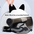 thumbnail image 5 of 4 piezas casco decorativo de motocicleta, adorno de casco con orejas de gato, pegatina de orejas de gato para casco de motocicleta, lindos accesorios de motocicleta personalizados autoadhesivos, orejas de gato de goma Rojo Verde, 5 of 5