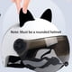 thumbnail image 5 of Negro - 2 pares de cascos de motocicleta decorativos, orejas de gato decorativas para casco, pegatinas para casco de motocicleta con orejas de gato, pegatinas personalizadas para accesorios de motocic, 5 of 5