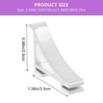 thumbnail image 3 of 8 Pcs Adjustable Cabinet Shelf Freezer Shelf Clips Cabinet Shelf Clips Replacement Part Refrigerator Shelf Brackets, 3 of 5