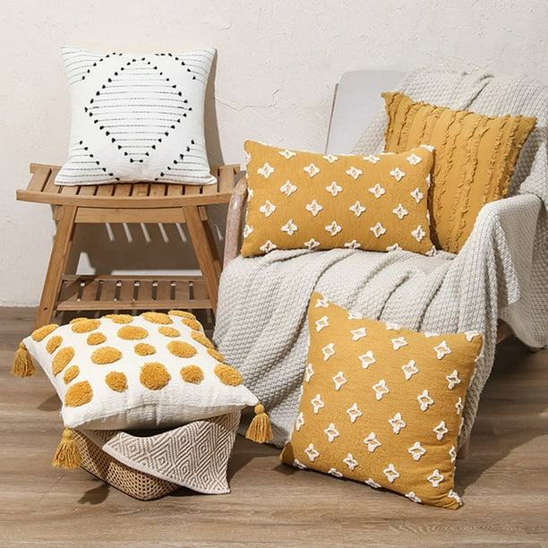 Fundas decorativas para cojines, funda de almohada con forma