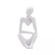 thumbnail image 1 of 2x Abstract Thinker Sculpture Creative Resin Figurine Characters Thinking People Crafts Ornaments Sandstone Statues Birthday Gifts Gloria Figura Pensador abstracto, 1 of 9
