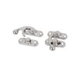thumbnail image 2 of Jewelry Case Box Left Latch Hook Hasp Catch Lock Silver Tone 10pcs, 2 of 2