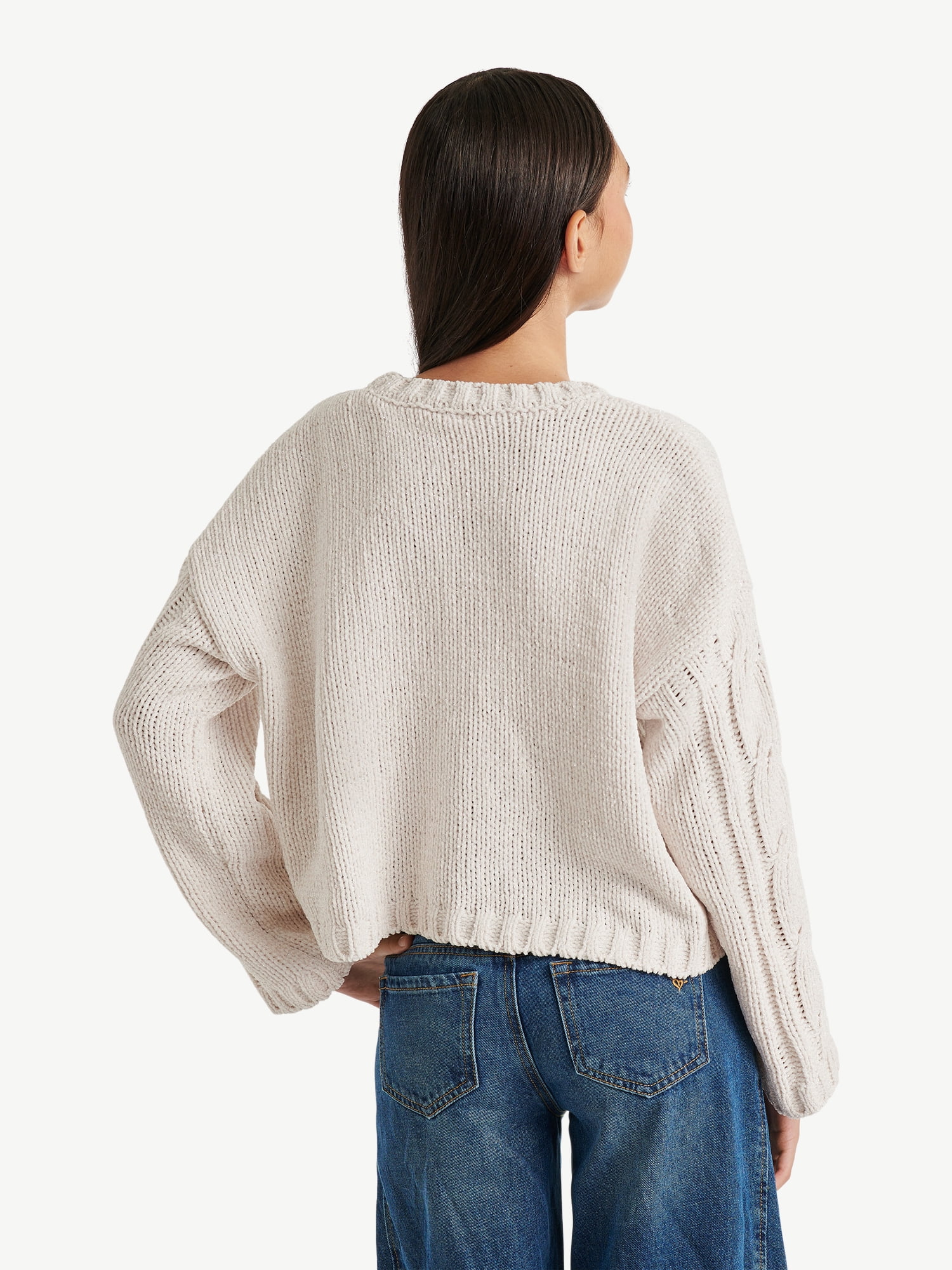 Justice Girls Cable Knit Sweater, Sizes XS - XLP