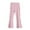 Pink, variant on Ruyang Girls Polka Dot Flare Leggings Kids Cute Slim Pants Thin Cotton High Waist Bell Bottoms Soft Stretchy Trousers