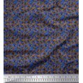 thumbnail image 3 of Soimoi Georgette Viscose Fabric Two Tone With Grey Camouflage Print Sewing Fabric Yard 42 Inch Wide, 3 of 3