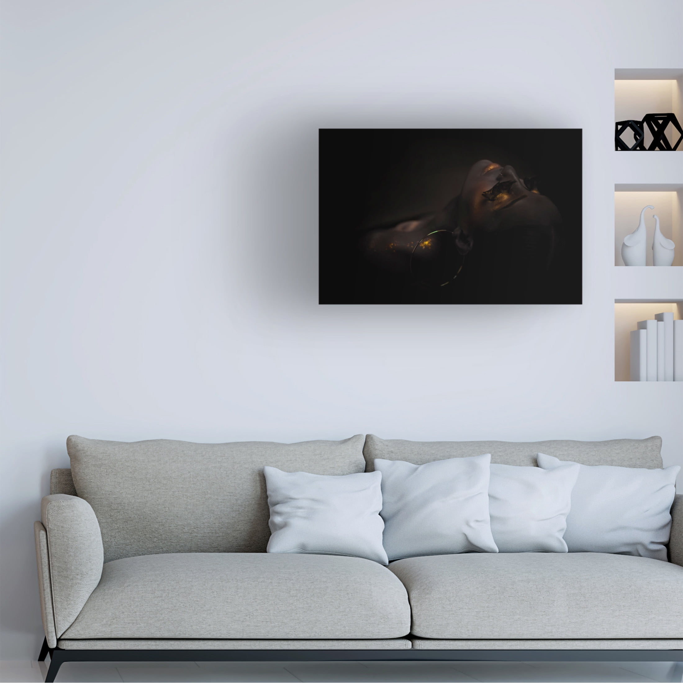 Canvas Wall Art - Maya Iltus 'Cleopatra' Wall Art for Living Room, Bedroom, or Office D?cor by Trademark Fine Art - 19 x 12 Inches