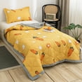 thumbnail image 7 of Summer Quilt Cooling Lightweight Breathable Summer Comforter Soft Cozy Bed Cover Air Conditioner Blanket Home Sleep Bedding 55.1in x 86.6in for Bedroom Dorm Apartment Daily Comfort Guest Room Set, 7 of 7