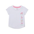 thumbnail image 2 of Reebok Baby and Toddler Girl Graffiti Print Tank, Tee and Shorts, 3 Piece Outfit Set, 12 Months-5T, 2 of 8