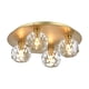 thumbnail image 1 of Lámpara de techo Elegant Lighting Graham de 4 luces, hierro dorado, 1 of 8