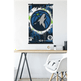 thumbnail image 5 of NBA Minnesota Timberwolves - Maximalist Logo 23 Wall Poster, 22.375" x 34", 5 of 5