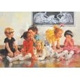 thumbnail image 2 of Corinne Hartley " Break Time" Custom Framed Children Art Generic, 2 of 3