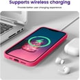 thumbnail image 5 of Designed for iPhone 13 Case, Silicone Shockproof Slim Thin Phone Case for iPhone 13 6.1 inch (Hot Pink), 5 of 12