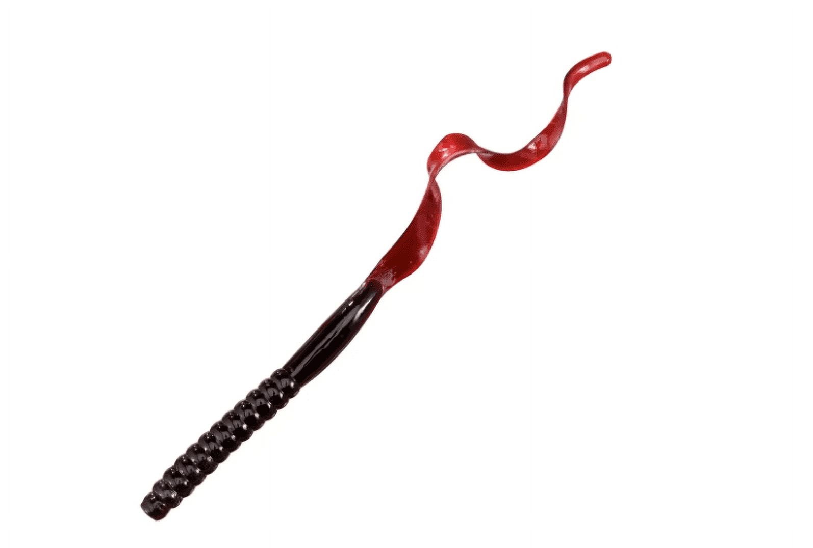 (2 pack) Culprit 7.5" Original Worm Red Shad, 18 Count