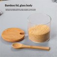 thumbnail image 4 of Condiment Containers with lids 3 pack Seasoning Box Condiment Pots Jars with Spoons Container for Spice Salt Sugar Cruet, 4 of 5